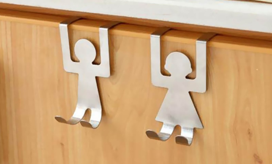 Image 3: Kitchen Cupboard Door Hooks