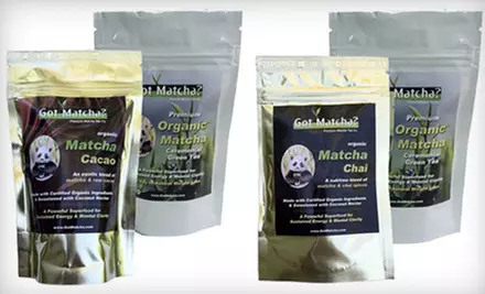 $29 for a Premium Tea Package with Matcha and Matcha Chai, Matcha Cacao, or Matcha Lemon Ginger ($179 List Price). Free Shipping. - Primary Image