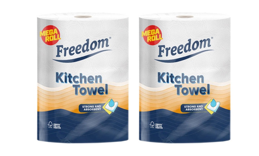 Image 6: Up to 18 Jumbo Rolls of Freedom Kitchen Towels 