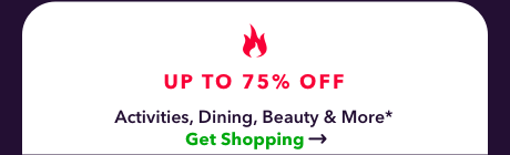 Up to 75% Off