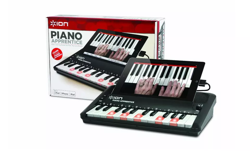 Ion Audio Piano Apprentice 25-Note iPad-Compatible Keyboard. Free Returns. - Second Medium