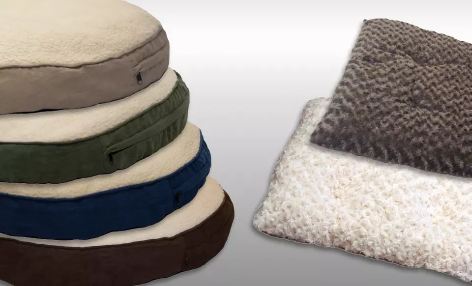 Furhaven Faux-Fur or Gusseted Pet Pillow (Up to 57% Off). Multiple Styles Available. Free Returns. - Second Medium