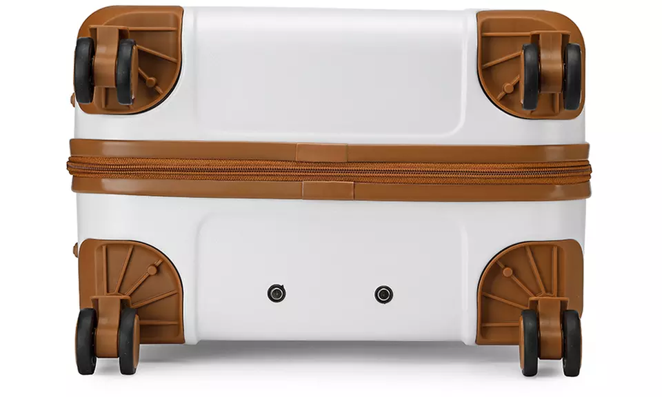 One- or Three-Piece British Traveller ABS Suitcase with Lock