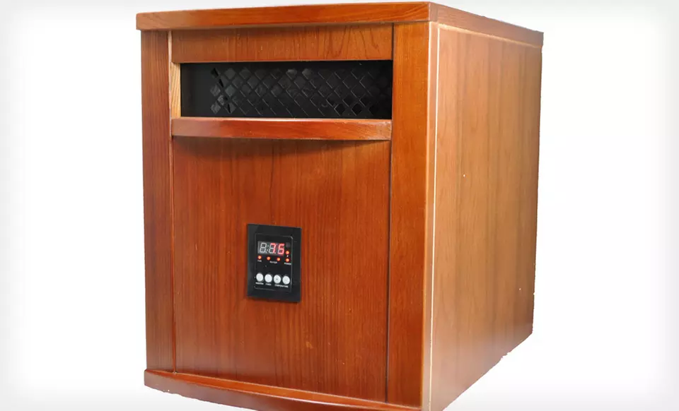 $149 for a Suntec 2000 Infrared Heater in Black, Cherry, or Oak ($299.99 List Price). Free Shipping and Free Returns. - Second Medium