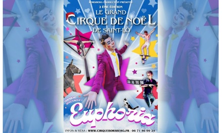 2 entrées adulte ou enfant pour le Cirque Borsberg : Le 19 décembre 2025 / 20h30 / Gradin - Cirque Borsberg, Saint-Lô