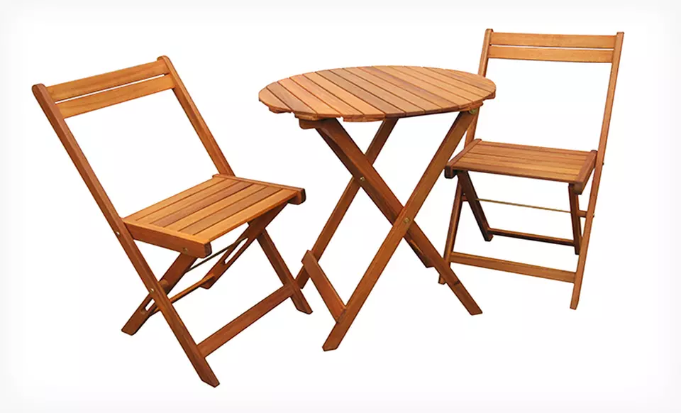 $89.99 for a Merry Products Stained Outdoor Bistro Set ($179.99 List Price). Free Shipping and Free Returns. - Second Medium