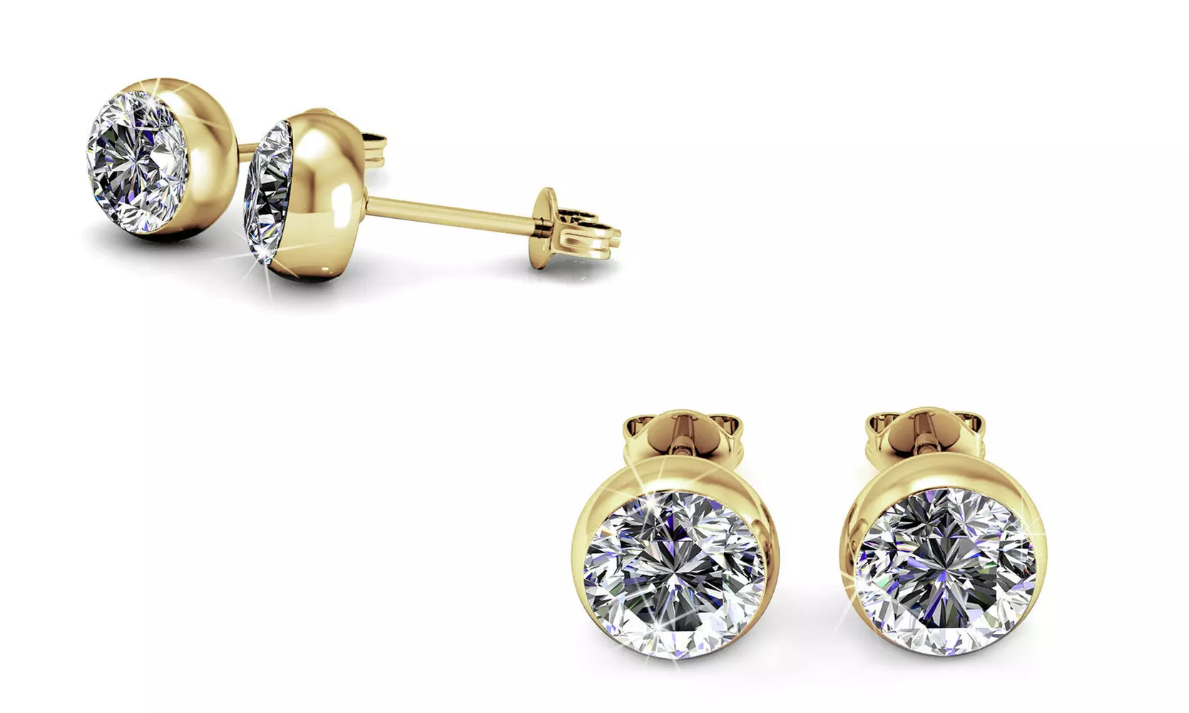 Collane, orecchini e bracciali con cristalli