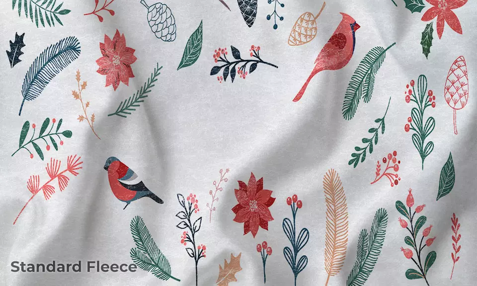 Plaid en polaire personnalisé