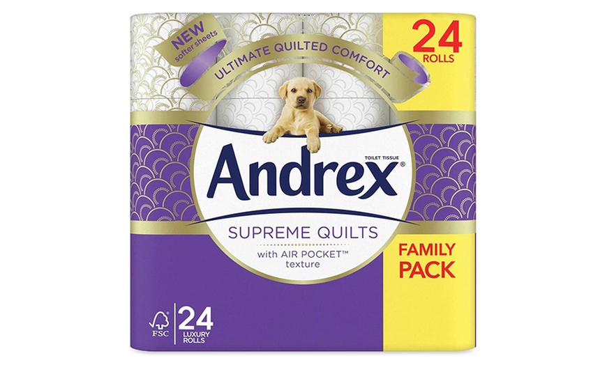 Image 8: 24 or 48 Rolls of Andrex Toilet Paper