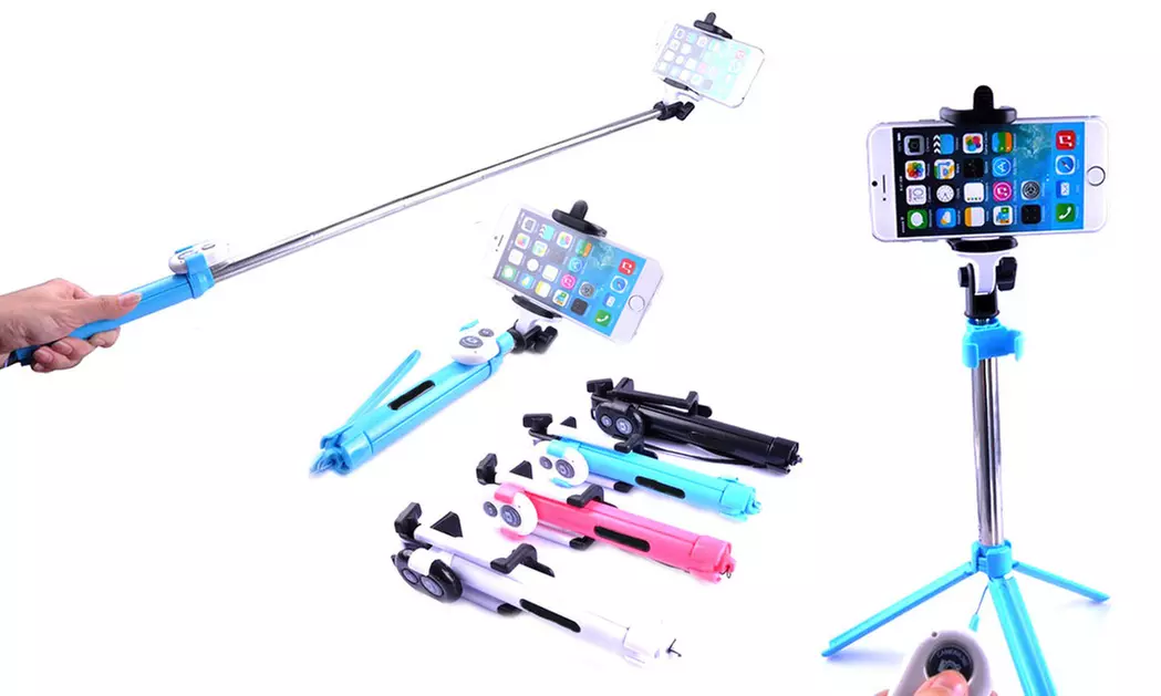 1 ou 2 perche à selfies avec trépied - Primary Image