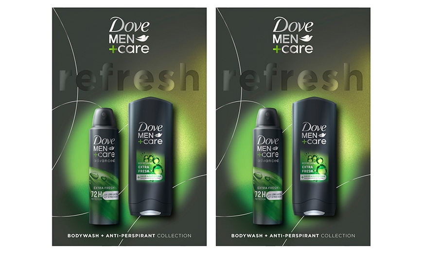 Image 4: Dove Men+Care Refresh Bodywash and Antiperspirant Duo Collection Set 