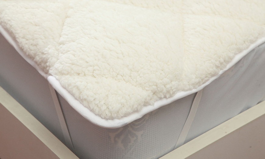 Image 3: Surmatelas Sherpa réversible, Sampur