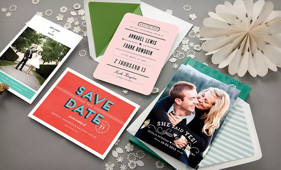Save the Date or Birth Announcement Photo Cards from MyPublisher (Up to 67% Off). Five Options Available. - Second Medium
