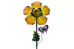 Solar-Powered Glass Flower Garden Stake - Second Medium