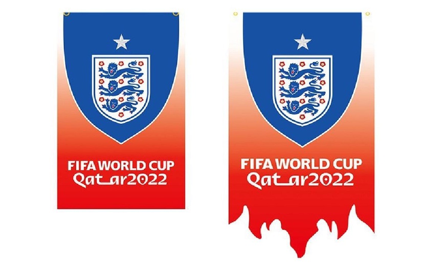 Image 1: World Cup England Logo Flag