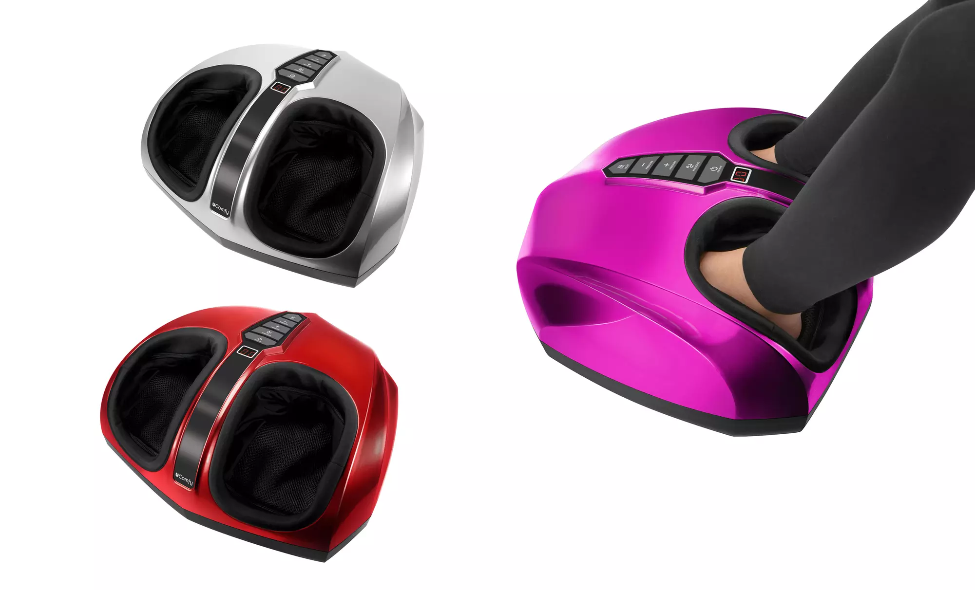 uComfy Shiatsu Foot Massager with Heat Option - Primary Image