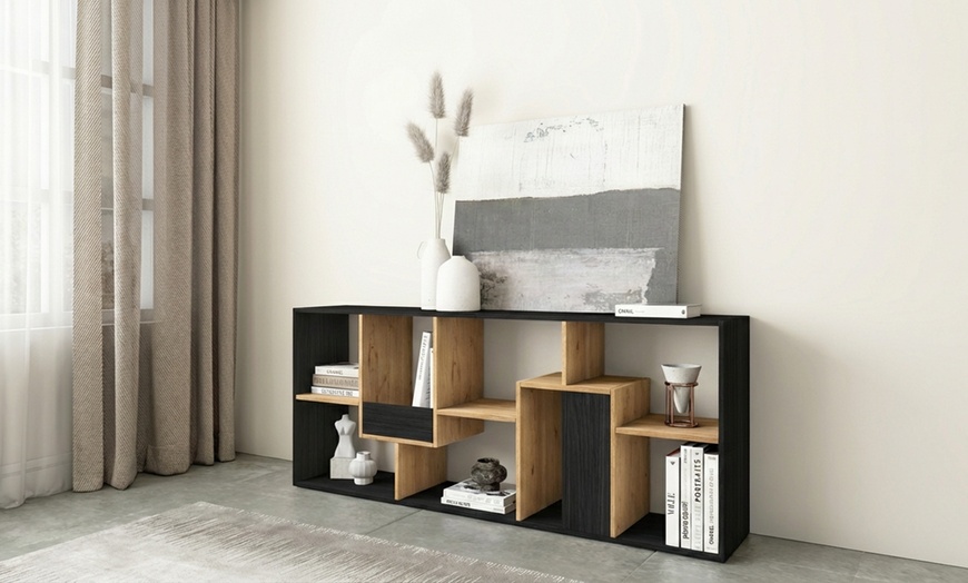 Image 30: Multi-Position Designer Bookcase
