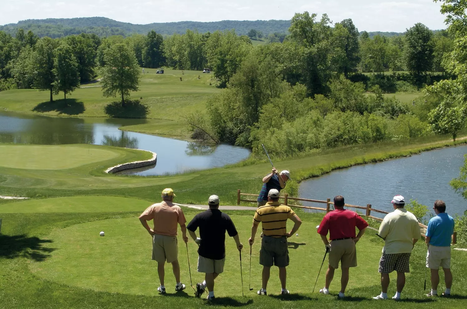 18-Hole Round of Golf for One, Two, or Four Including Cart Rental at Eagles Bluff Golf Course (Up to 51% Off) - Primary Image