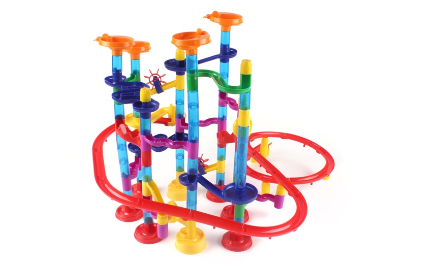 Image 5: Dino Marble Run with Dominoes