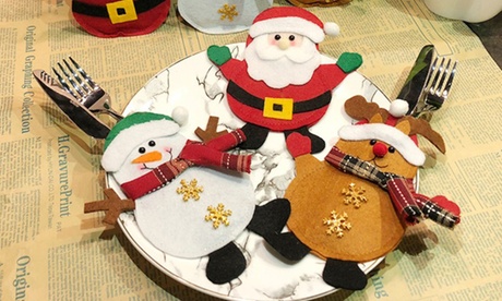 Fino a 4 set di portaposate natalizie