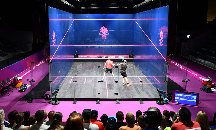 Image 1: One-Hour Squash Court Hire