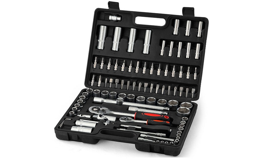 Image 2: 94-Piece Socket/Screwdriver Set