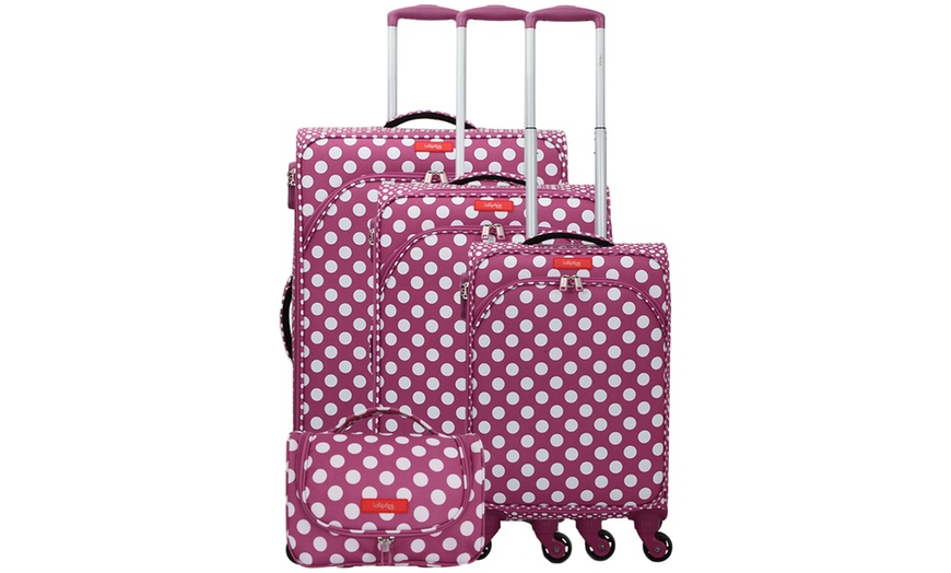 Image 11: Set of Three Suitcases and Vanity