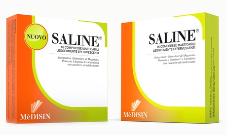 Fino a 96 compresse masticabili Saline, integratore alimentare Medisin