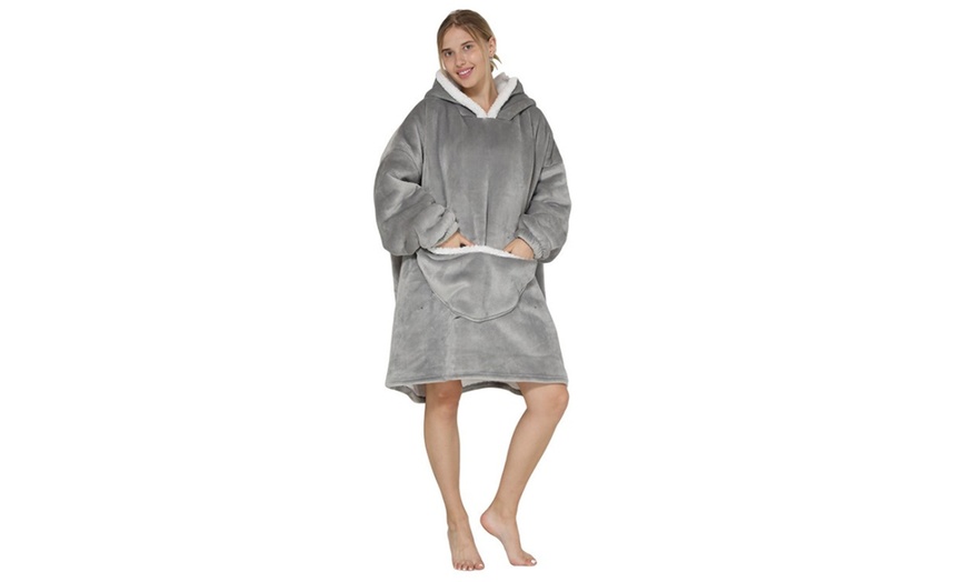 Image 7: Oversized Blanket Hoodie