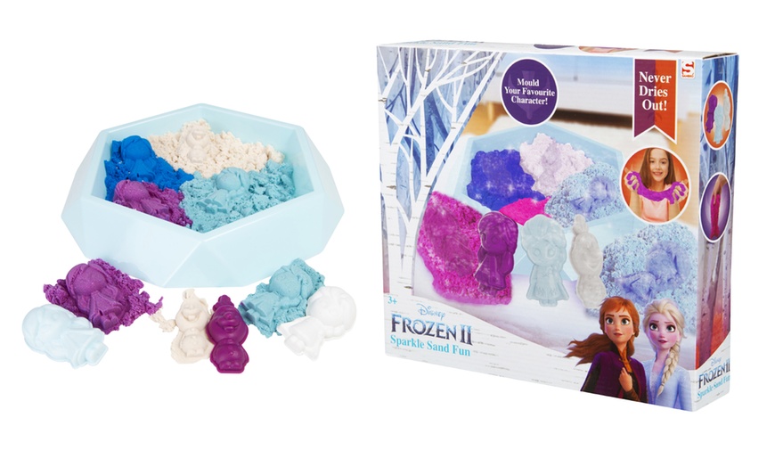 Image 1: Frozen 2 Sparkle Sand Set