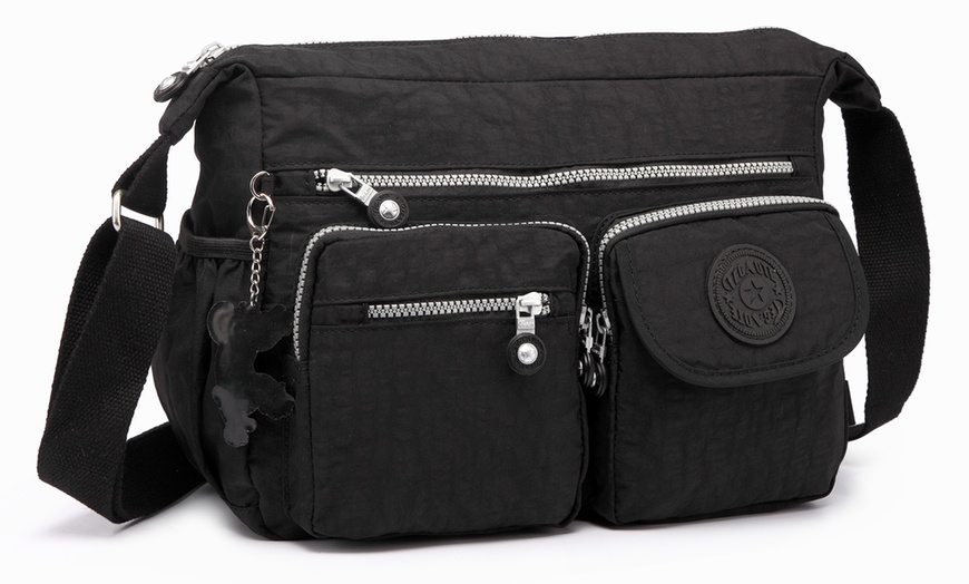 Image 8: Multi-Compartment Crossbody Bag