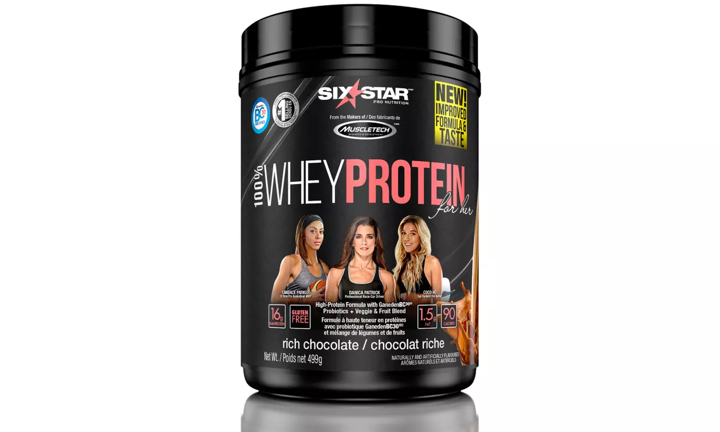 Six Star Whey Protein for Her (1.2 lb.) with Joint & Muscle Recovery (60-Count) - Primary Image