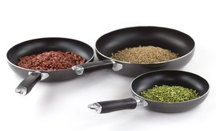 Nonstick Aluminum Frying Pan Set (3-Piece)