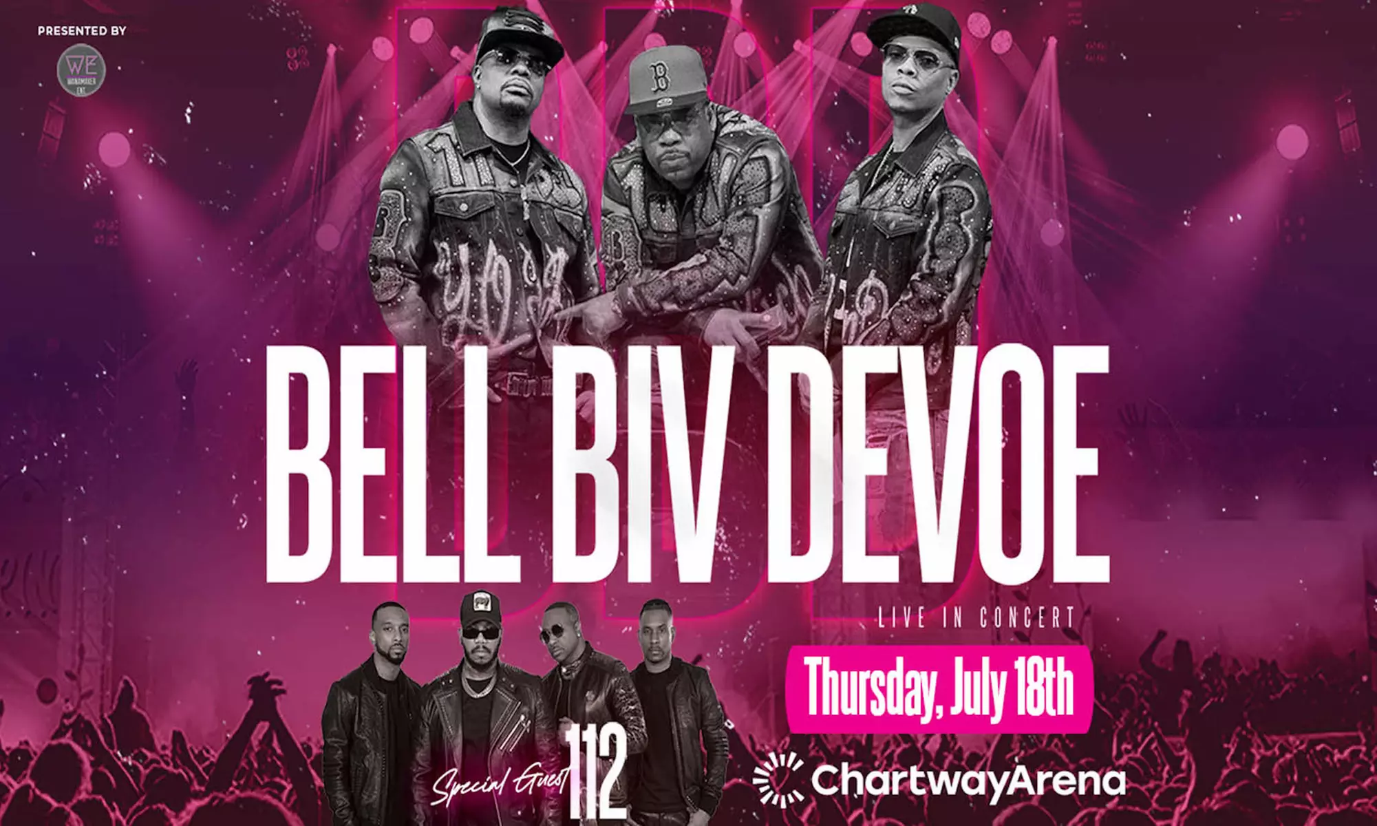 Bell Biv DeVoe W/ 112 at Chartway Arena on July 18 at 7:30 PM (Up to 50% Off) - Primary Image