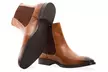 Redfoot Chelsea Boots aus Leder für Herren in Tan oder Schwarz - Second Medium