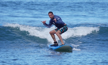 The Solo Aloha Stance  ( 2 Hour Surf Lesson for 1 ) - HI Surf Club