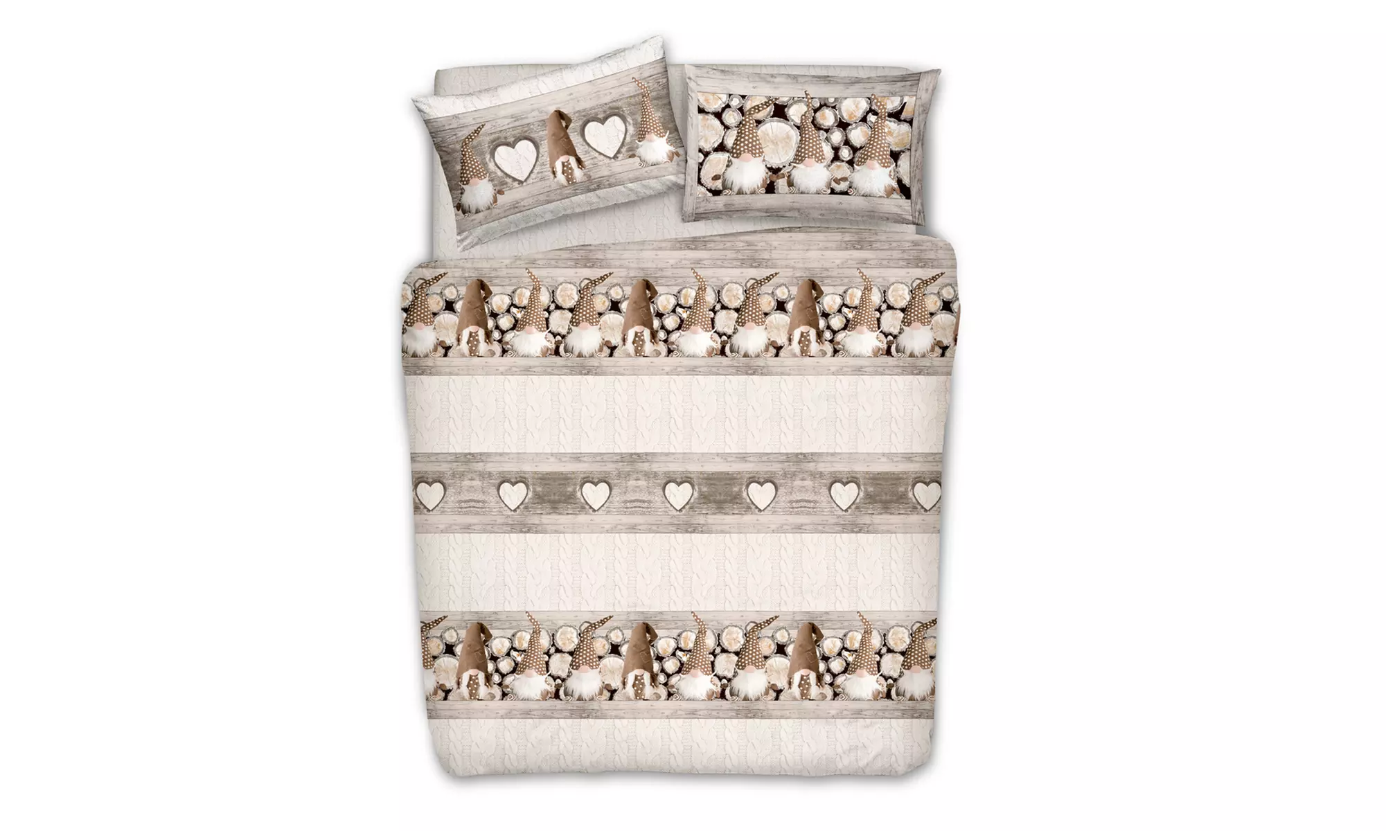 Copripiumino in fantasie invernali e tirolesi