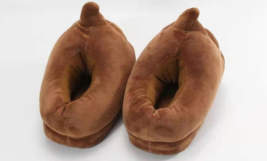 Image 3: Unisex Indoor Slippers - Brown