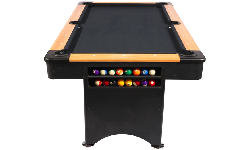 Image 6: Billard avec pieds pliables 6FT par Wonders