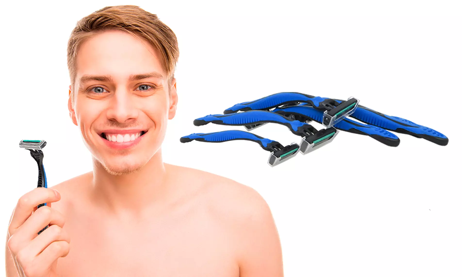 Juego de 5 o 10 maquinillas de afeitar de seguridad - Primary Image