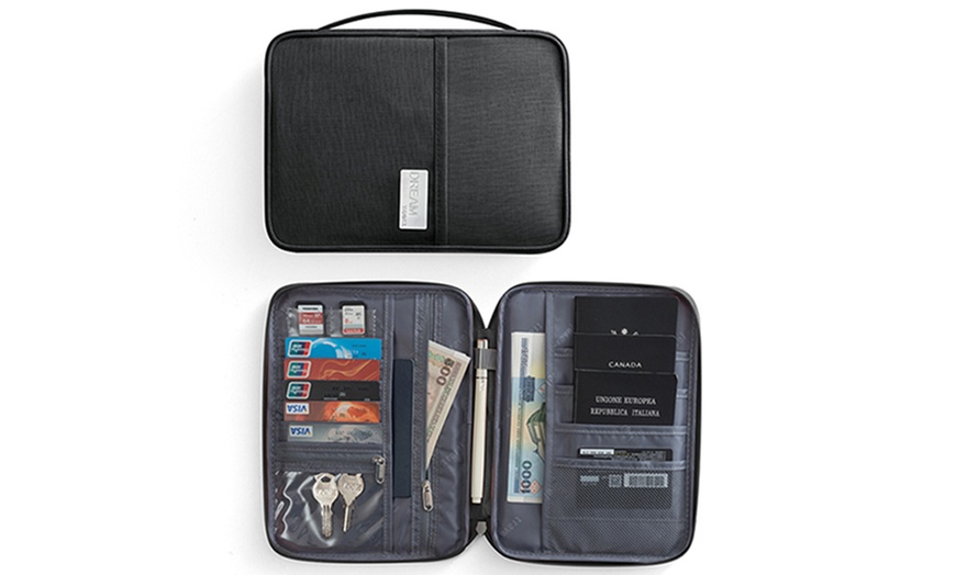 Image 7: Pass-Organizer mit RFID-Schutz