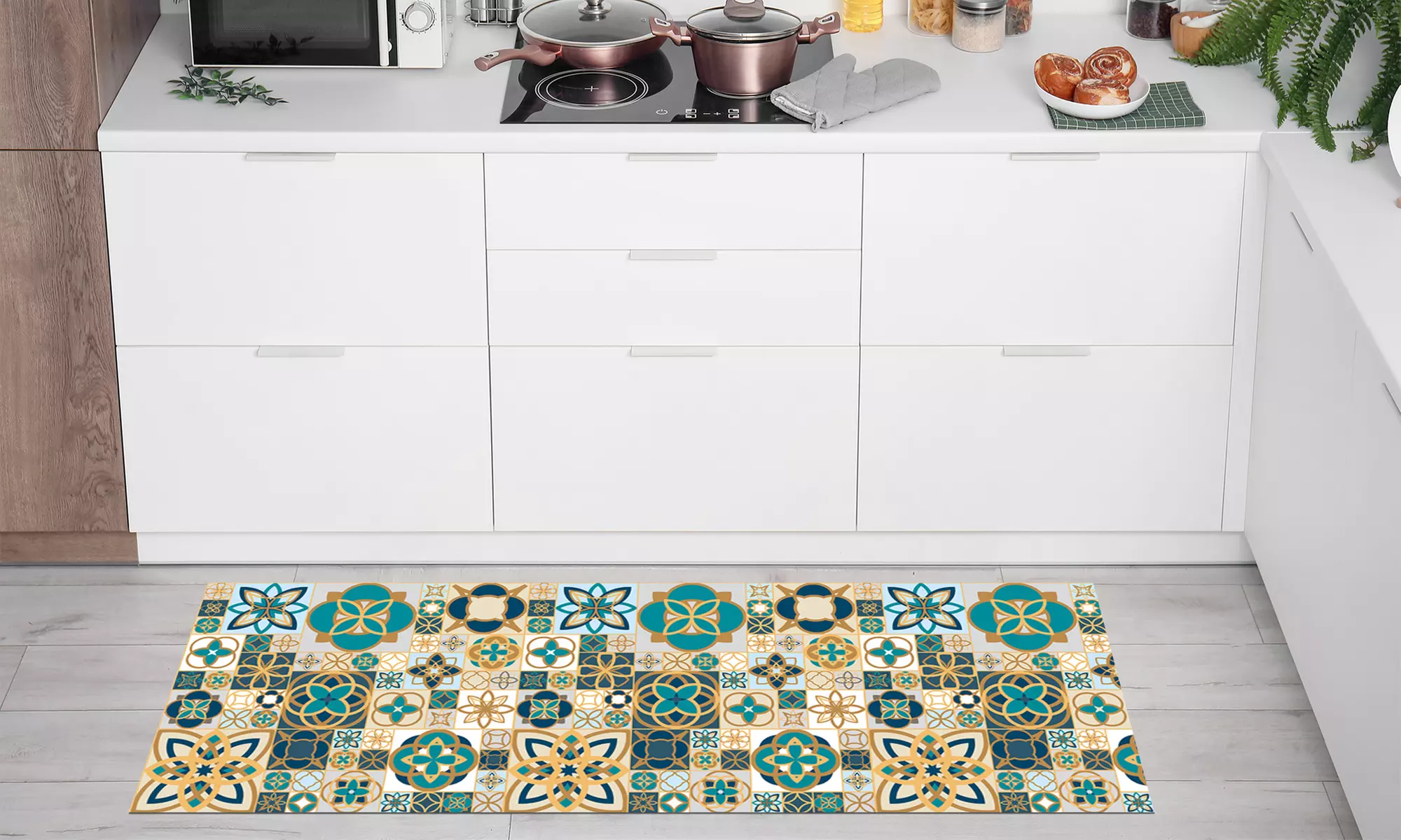 Tappeto passatoia da cucina antiscivolo Made in Italy