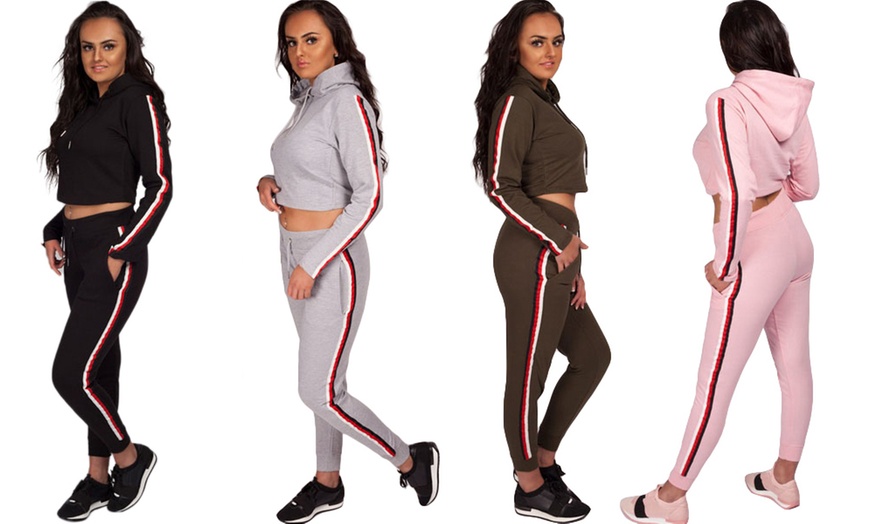 Image 1: Side Stripe Tracksuit 