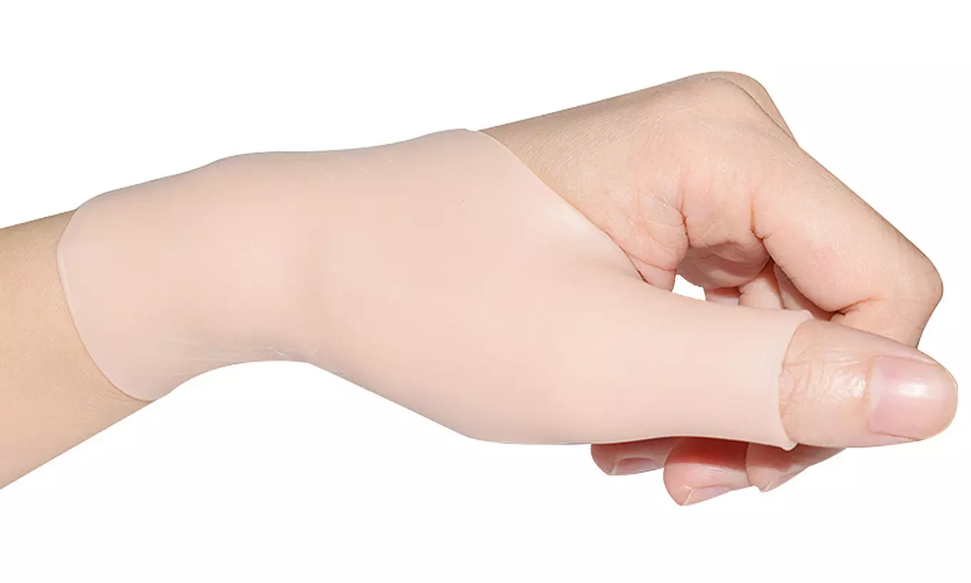 Unisex Wrist and Thumb Pain Relief Compression Support Braces (1-Pair) - Second Medium