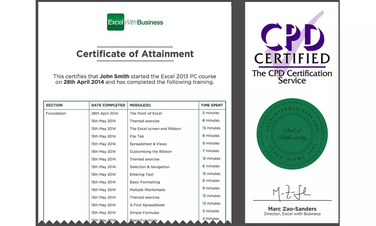 Online Standard and Advanced Excel Course with Option -User License from Excel With Business - Image 4