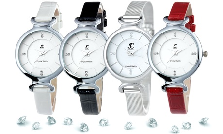 Montre Sc Crystal ornée de cristaux Swarovski®