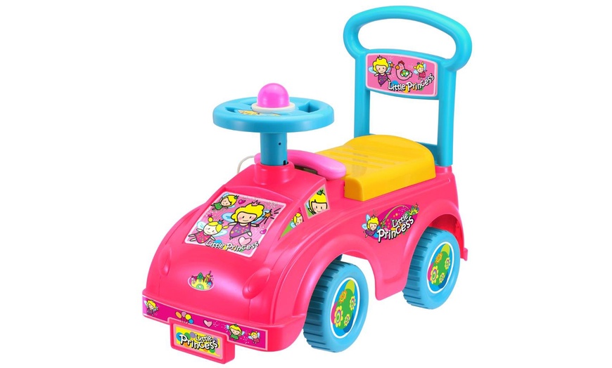 Image 3: Push-Along Sit-On Ride-On Toy