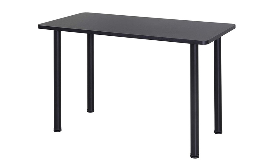 Image 8: HomCom Industrial Dining Table