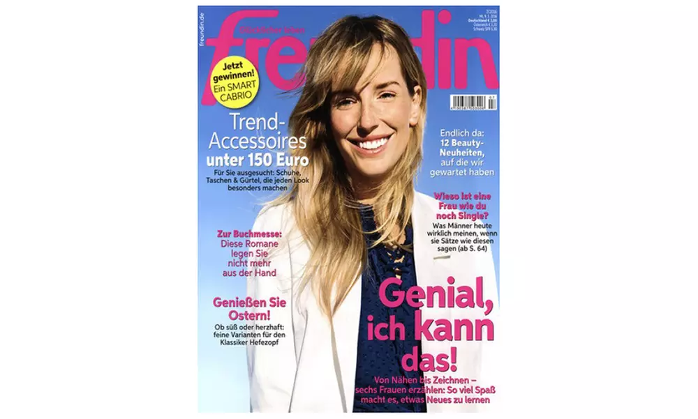 Rabatt auf ein Jahres-Abo der Zeitschrift freundin frei Haus - Primary Image