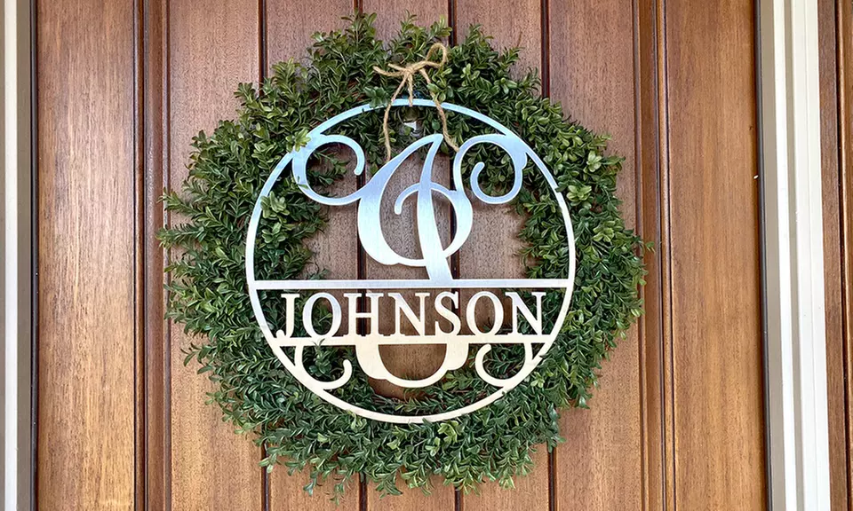 Custom Circle Monograms with Name for Personalized Decor